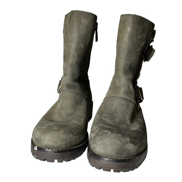 UGG Women’s Niels Zippered Leather Boots Size 7 - Picture 4 of 14